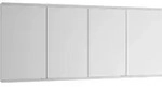Keuco Spiegelschrank Royal Modular 2.0 2100x900x120mm, o. Steckd., WE, 4-t&uuml;rig