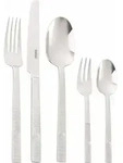 Circle, Edelstahl gl&auml;nzend, Besteck-Set 30 tlg - Silber