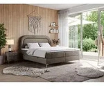 Doppelbett, boxspringbett mit Multipocket-Matratze, zum Schlafzimmer - EIRA -
