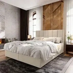 Masseno Boxspringbett MERIL 160x200 cm Komplett-Set mit Bonell Matratze und Topper,