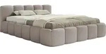 Selsey Cloudy Low - Polsterbett 180x200 mit Bettkasten und Metallrahmen-Lattenrost,