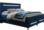 MIRJAN24 Boxspringbett Enter LED, Ehebett mit Hauptmatratze, Topper und