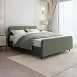 Doppelbett LEA 180x200 cm Polsterbett mit Bettkasten, ohne Matratze & Topper &ndash;