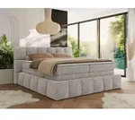 MKS MEBLE Boxspringbett 180 x 200 mit bettkasten NIRA KING, Polsterbett 7 Zonen