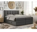 Boxspringbett 7-Zonen Taschenfederkernmatratze und Topper - PREMIUM-10-KING -
