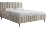 MIRJAN24 Polsterbett Lewezo Leg, Doppelbett mit Bettkasten, Ehebett, Lattenrost