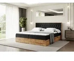 ALTDECOR Boxspringbett LOLLI5 mit Bonellfederung-Matratze, Kopfteil und...