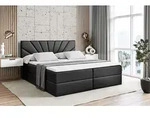 ALTDECOR Boxspringbett mit H3 Matratze und Topper - 200 x 200 cm - MILTIO -...