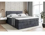 ALTDECOR Boxspringbett mit 2 Matratzen und Topper - 200x200 cm - EDITA KING -