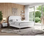 Doppelbett, boxspringbett mit Multipocket-Matratze, zum Schlafzimmer - EIRA -