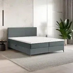 Masseno Boxspringbett TORREL 180x200 cm Komplett-Set mit Bonell Matratze und...
