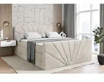 ALTDECOR Boxspringbett mit Fu&szlig;teil, 2 Matratzen und Topper - 200x200 cm -...