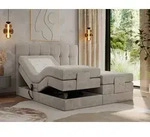 MKS MEBLE Boxspringbett 200 x 200 cm elektrisch verstellbar 7-Zonen...