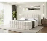 ALTDECOR Boxspringbett mit Fu&szlig;teil, H4 Matratze und Topper - 140x200 cm -...