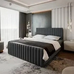 Masseno Boxspringbett ARION 180x200 cm Komplett-Set mit Bonell Matratze und Topper,