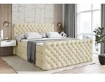ALTDECOR Boxspringbett mit Fu&szlig;teil, 2 Matratzen und Topper - 120x200 cm - BOXI8-Z
