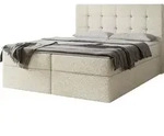 MIRJAN24 Boxspringbett Luanda Boucle, Doppelbett mit zwei Bettk&auml;sten und...