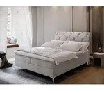 Masseno Boxspringbett MACON 160x200 cm Komplett-Set mit Bonell Matratze und Topper,