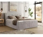 MKS MEBLE Boxspringbett DAGOS 120 x 200 cm mit Bettkasten & Stauraum, 7-Zonen