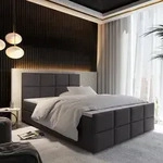 Masseno Boxspringbett ARIEL 180x200 cm Komplett-Set mit Bonell Matratze und Topper,