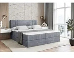 ALTDECOR Boxspringbett mit H3 Matratze und Topper - 140 x 200 cm - IDRIKO -...
