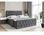 ALTDECOR Boxspringbett mit Matratze und Lattenrost - AMAY - 160x200 cm -...