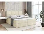 ALTDECOR Boxspringbett mit H3 Matratze und Topper - 160 x 200 cm - NOVA - Beige...