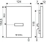 Schell 028080699 Urinalsteuerung EDITION E