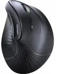 UGREEN Ergonomische Vertikalmaus, max. 4000 DPI, 5 Tasten - Schwarz - Schwarz