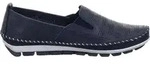 Gemini Damen Slipper Leder Mokassin mit Lochmuster und Wechselsohle 382647-01,