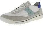 Legero Halbschuhe Schn&uuml;rschuh Leder wei&szlig;/blau Gr. 41 Absatzh&ouml;he 2,5 cm - 41