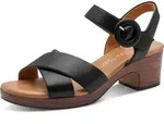 MARCO TOZZI Damen-Sandalette Schwarz, Farbe:schwarz, EU Gr&ouml;&szlig;e:36 - Schwarz -...