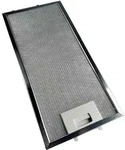 AIR2GO Metall-Fettfilter 350x164mm f&uuml;r Gaggenau 435204 / 00435204 - Silber