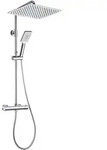JOHO Regendusche Duschsystem mit Thermostatarmatur Mischbatterie, Edelstahl