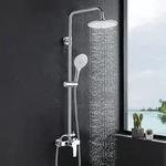 kisimixer Duschsystem mit Einhebelmischer und Regendusche 8 Zoll