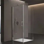 doporro Duschkabine U-Form 80x100x80 cm Ravenna36UK Duschabtrennung Dreht&uuml;ren...