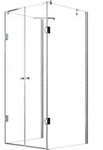 GZH 90x90x90x195 cm Ares U-Duschkabine inkl. Tasse - Transparent