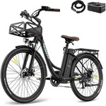 City E Bike 26 Zoll 158 - 198 cm bis zu 160 - 200 km 36 V 250 W Wasserdicht IP54 mit