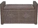 Rattansitztruhe mit Stauraum Cosy - Braun