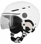 T'nB Urban Moov, Helm mit offenem Visier, Hartschalenbau - Schwarz/Wei&szlig;
