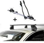 Fahrradtr&auml;ger SAGITTAR + Dachtr&auml;ger K1 MEDIUM kompatibel mit f&uuml;r Toyota Aygo...