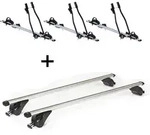 3x Fahrradtr&auml;ger SAGITTAR + Dachtr&auml;ger/Relingtr&auml;ger VDP KING1 kompatibel mit...