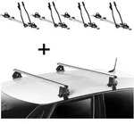 4x Fahrradtr&auml;ger SAGITTAR + Dachtr&auml;ger VDP EVO ALU kompatibel mit f&uuml;r Lancia...