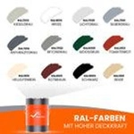 Betonfarbe 1L Kupferbraun Bodenfarbe f&uuml;r Garage, Keller, Werkstatt, Halle