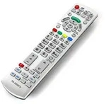 Ersatz Fernbedienung f&uuml;r Panasonic N2QAYB000673 Viera - Silber/Schwarz