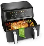 GOURMETmaxx Hei&szlig;luftfritteuse AirGenius 10 l (2 x 5 l) - Airfryer Vario-Kammer
