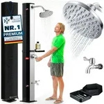 KESSER&reg; Solardusche 40- 60 Liter Solar Gartendusche | warmes Wasser | max. 60&deg;C 