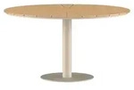 Venture Home Runder Esstisch Croft Beige - Beige