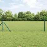 vidaXL Hexagonzaun Gr&uuml;n 0,6 x 10 m PVC - Gr&uuml;n