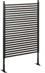 Gartenzaun Steckzaun dekorativ 93 x 150 cm Teichzaun mit Fu&szlig; f&uuml;r Balkon Terrasse in